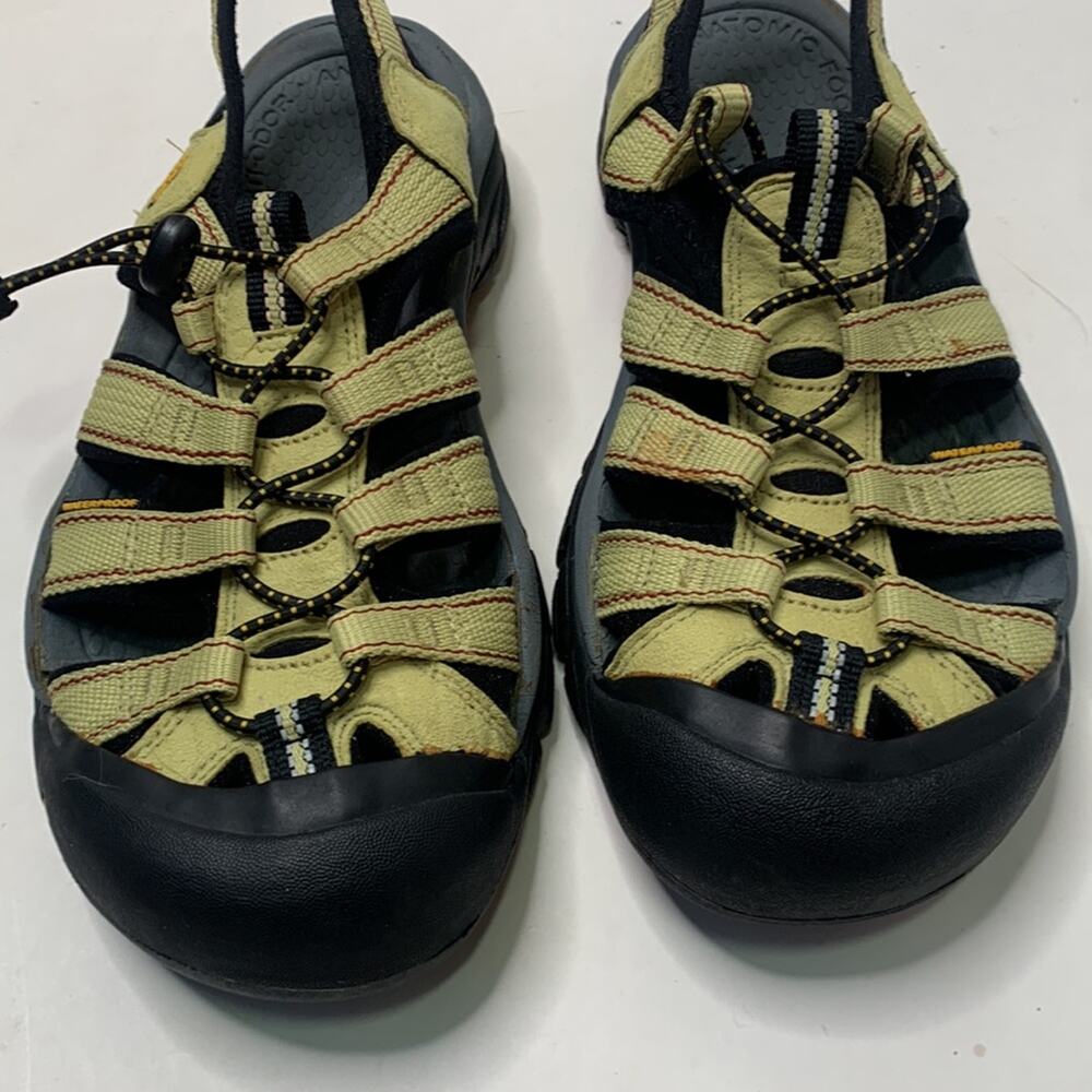KEEN Newport H2 Waterproof Chartreuse Sandals Vibram Gore-Tex S-058 Sz 8.5 - Picture 3 of 10